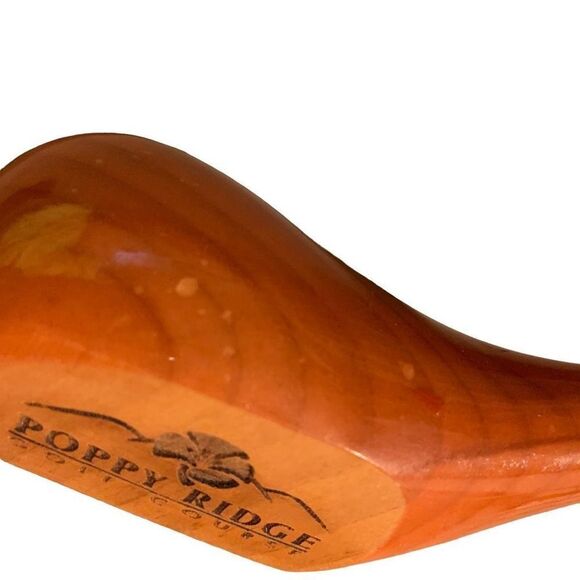 Poppy Ridge Golf Course Wooden Wine Bottle Holder - Picture 5 of 7